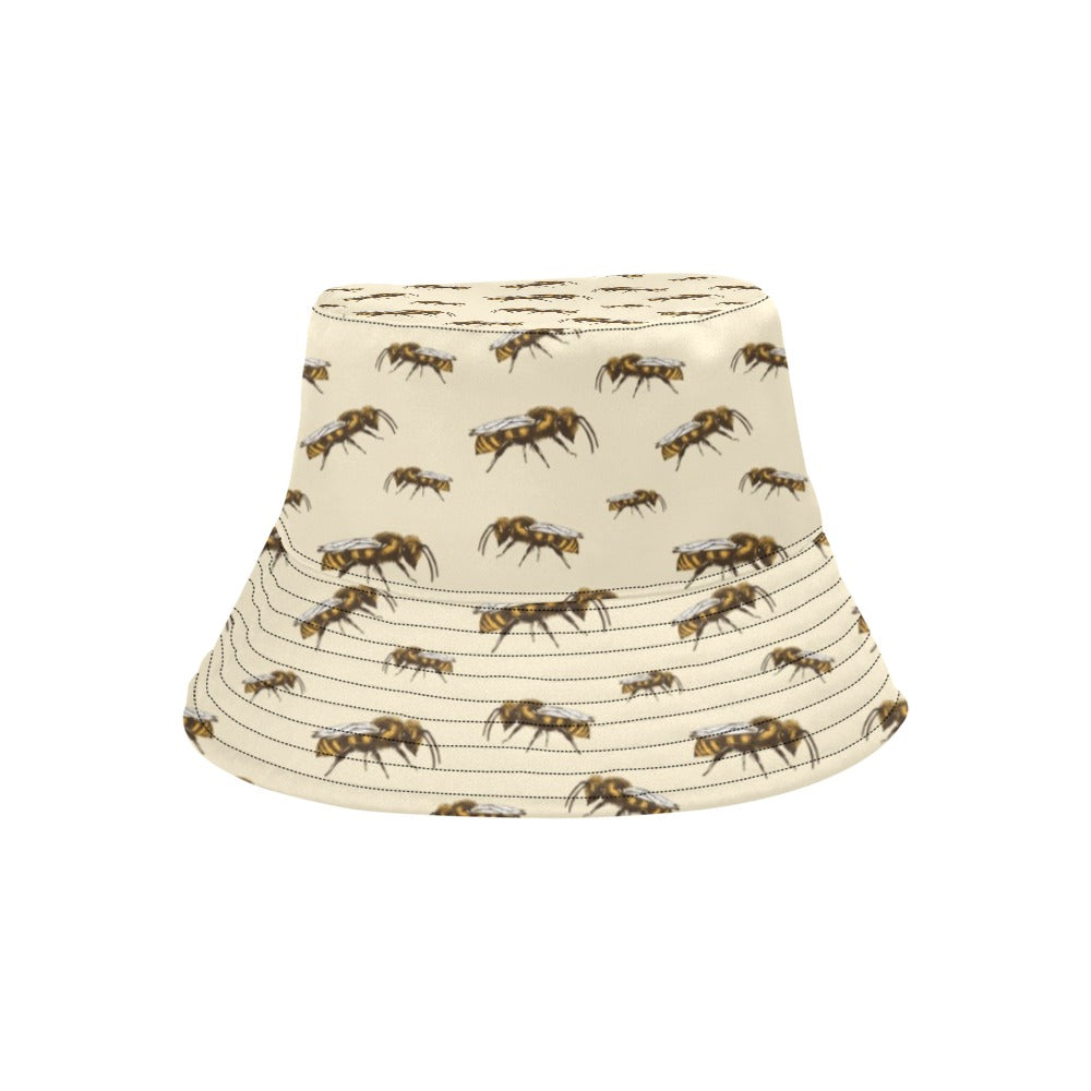 Bee Print Design LKS306 Unisex Bucket Hat