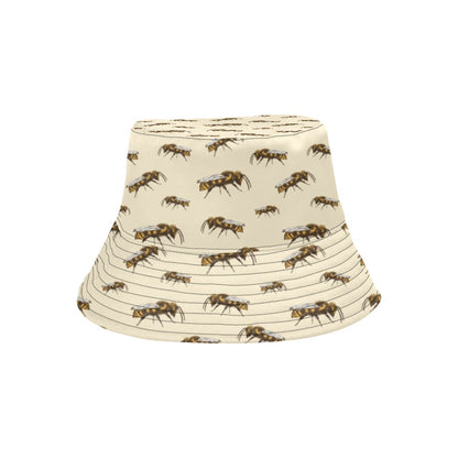 Bee Print Design LKS306 Unisex Bucket Hat
