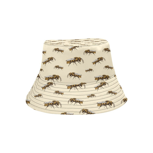Bee Print Design LKS306 Unisex Bucket Hat