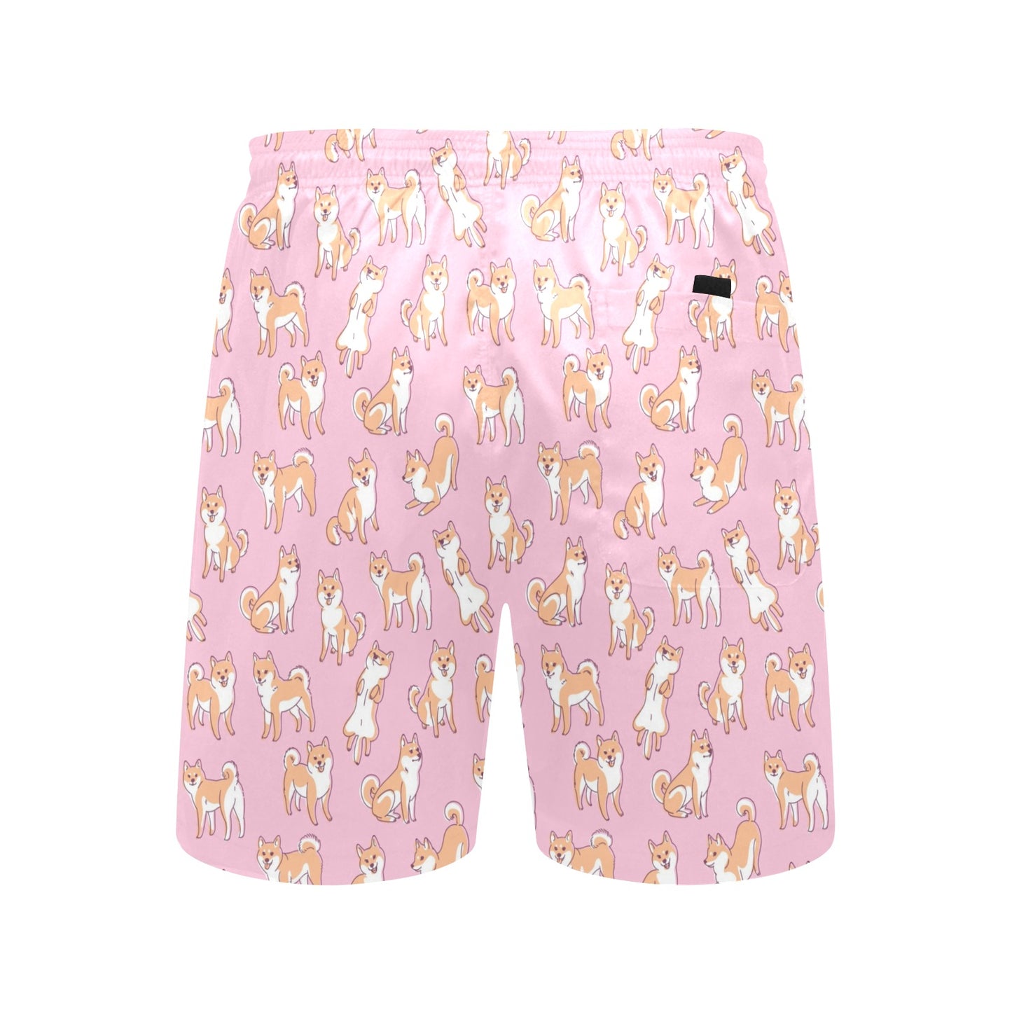 Shiba Inu Print Design LKS303 Men's Swim Trunks Beach Shorts
