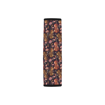 Violin Print Design LKS402 Car Seat Belt Cover