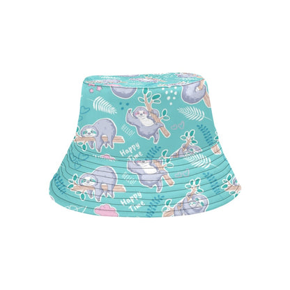 Sloth Print Design LKS309 Unisex Bucket Hat