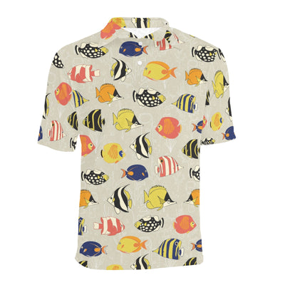 Angelfish Print Design LKS401 Men Polo Shirt