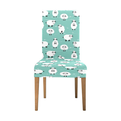 Sheep Print Design LKS404 Dining Chair Slipcover