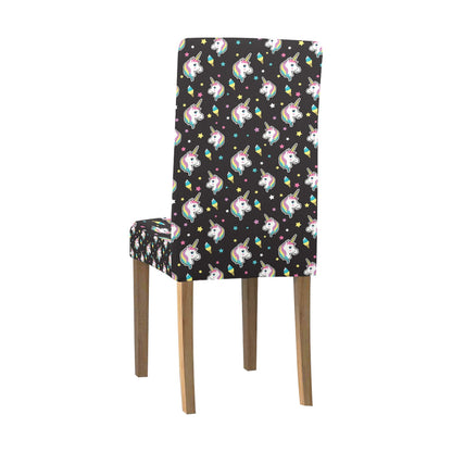 Unicorn Print Design LKS302 Dining Chair Slipcover