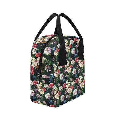 Summer Floral Print Design LKS303 Insulated Lunch Bag
