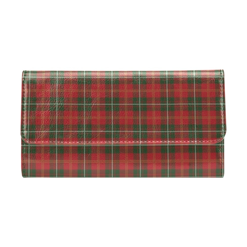 Holiday Tartan Plaid Pattern Women's Trifold Wallet