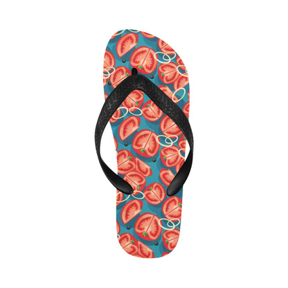 Tomato Print Design LKS301 Flip Flops
