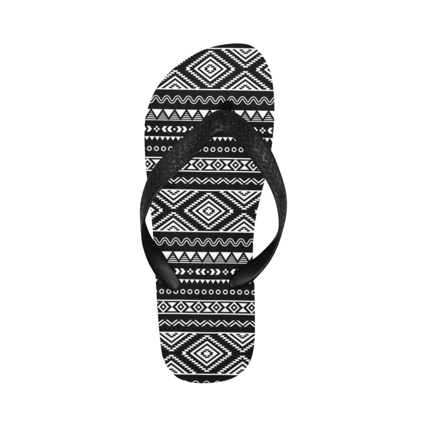Tribal Pattern Print Design LKS301 Flip Flops
