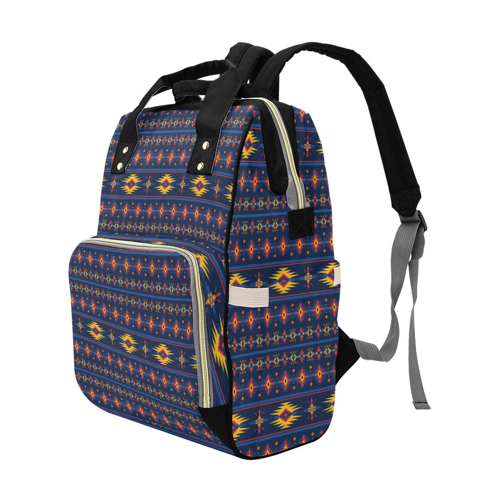 Southwest Pattern Print Design LKS306 Diaper Bag Backpack