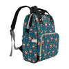 Reindeer Print Design LKS406 Diaper Bag Backpack