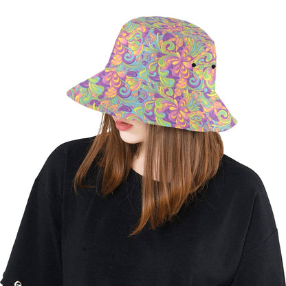 Trippy Print Design LKS306 Unisex Bucket Hat