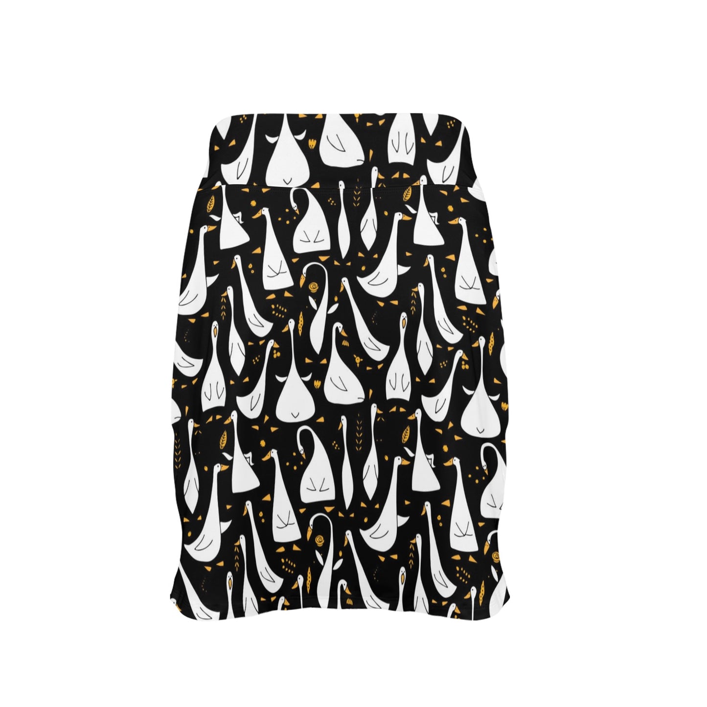 Goose Print Design LKS401 17" Golf & Pickleball Skort with Pockets