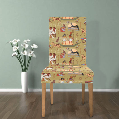 Ancient Greek Classic Pattern Design LKS305 Dining Chair Slipcover
