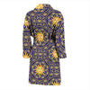 Celestial Gold Sun Face Men Bath Robe-JTAMIGO.COM