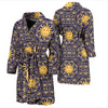 Celestial Gold Sun Face Men Bath Robe-JTAMIGO.COM