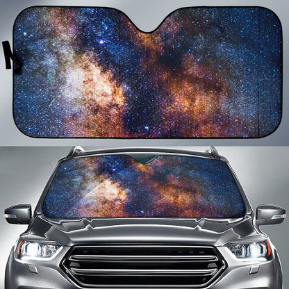 Celestial Milky Way Galaxy Car Sun Shade For Windshield
