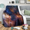 Celestial Milky Way Galaxy Fleece Blanket