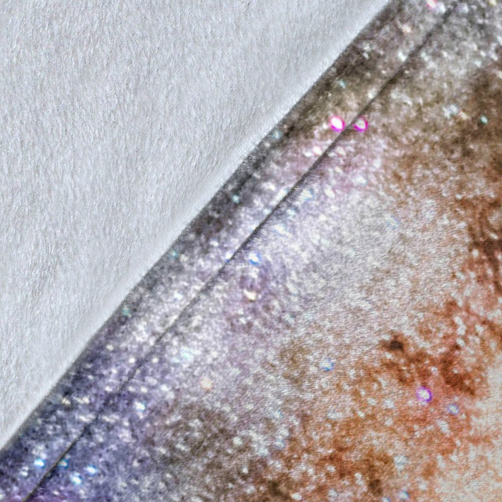 Celestial Milky Way Galaxy Fleece Blanket