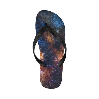 Celestial Milky way Galaxy Flip Flops-JTAMIGO.COM