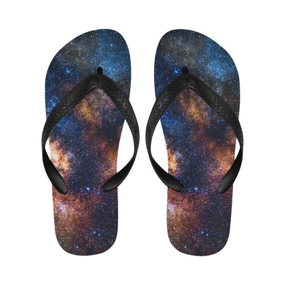 Celestial Milky way Galaxy Flip Flops-JTAMIGO.COM