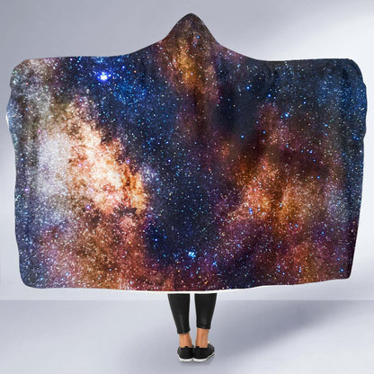 Celestial Milky way Galaxy Hooded Blanket-JTAMIGO.COM