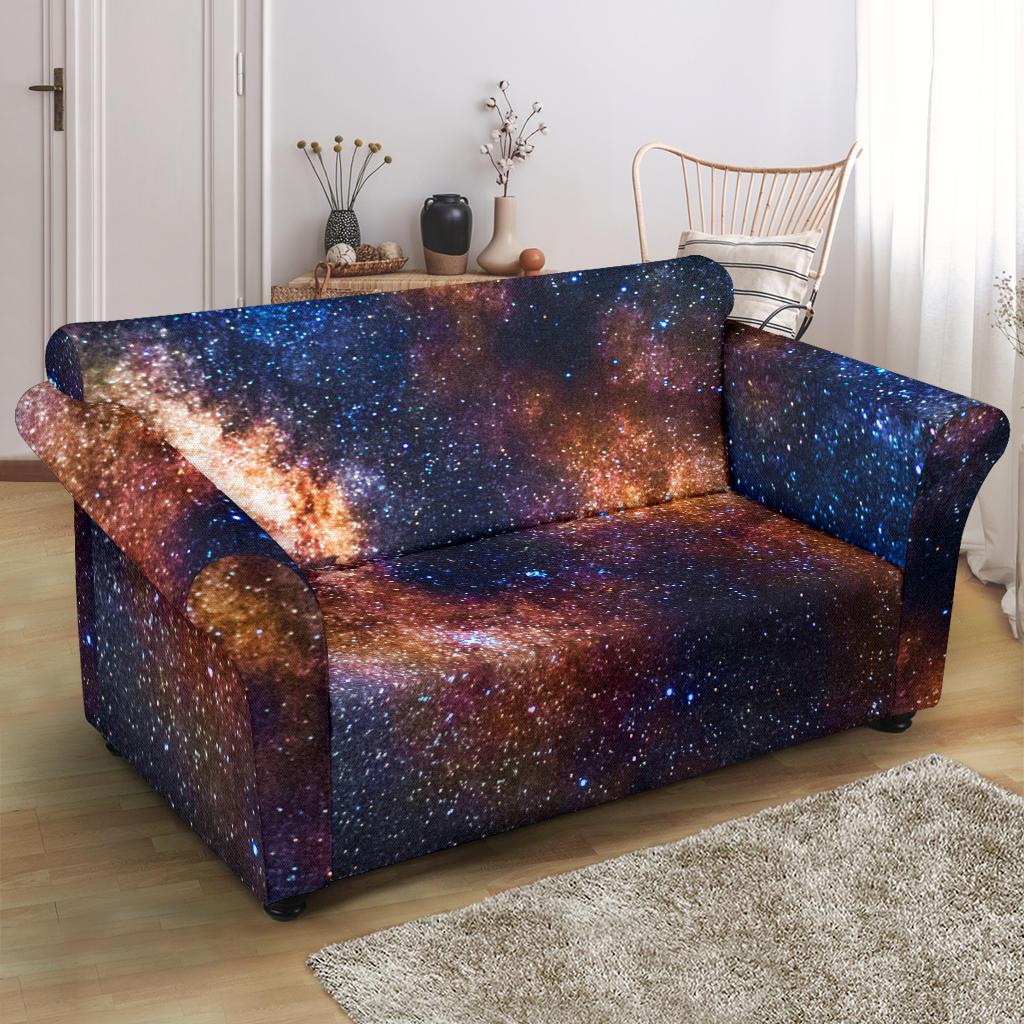 Celestial Milky way Galaxy Loveseat Slipcover-JTAMIGO.COM