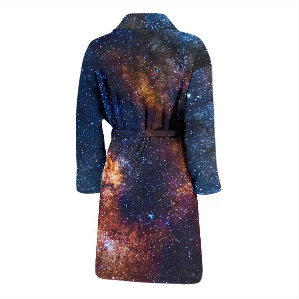 Celestial Milky way Galaxy Men Bath Robe-JTAMIGO.COM