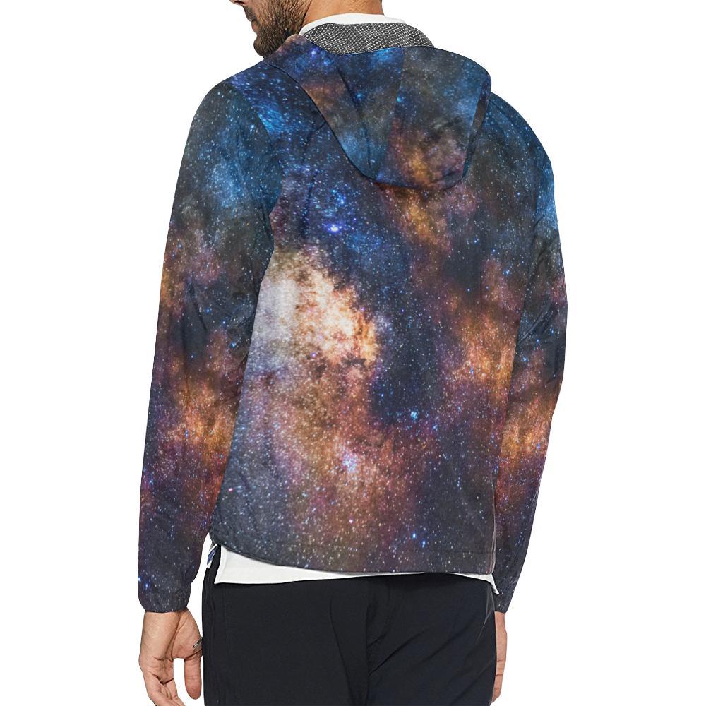 Celestial Milky way Galaxy Men Windbreaker Jacket-JTAMIGO.COM