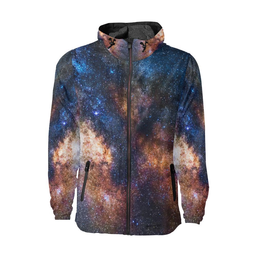 Celestial Milky way Galaxy Men Windbreaker Jacket-JTAMIGO.COM