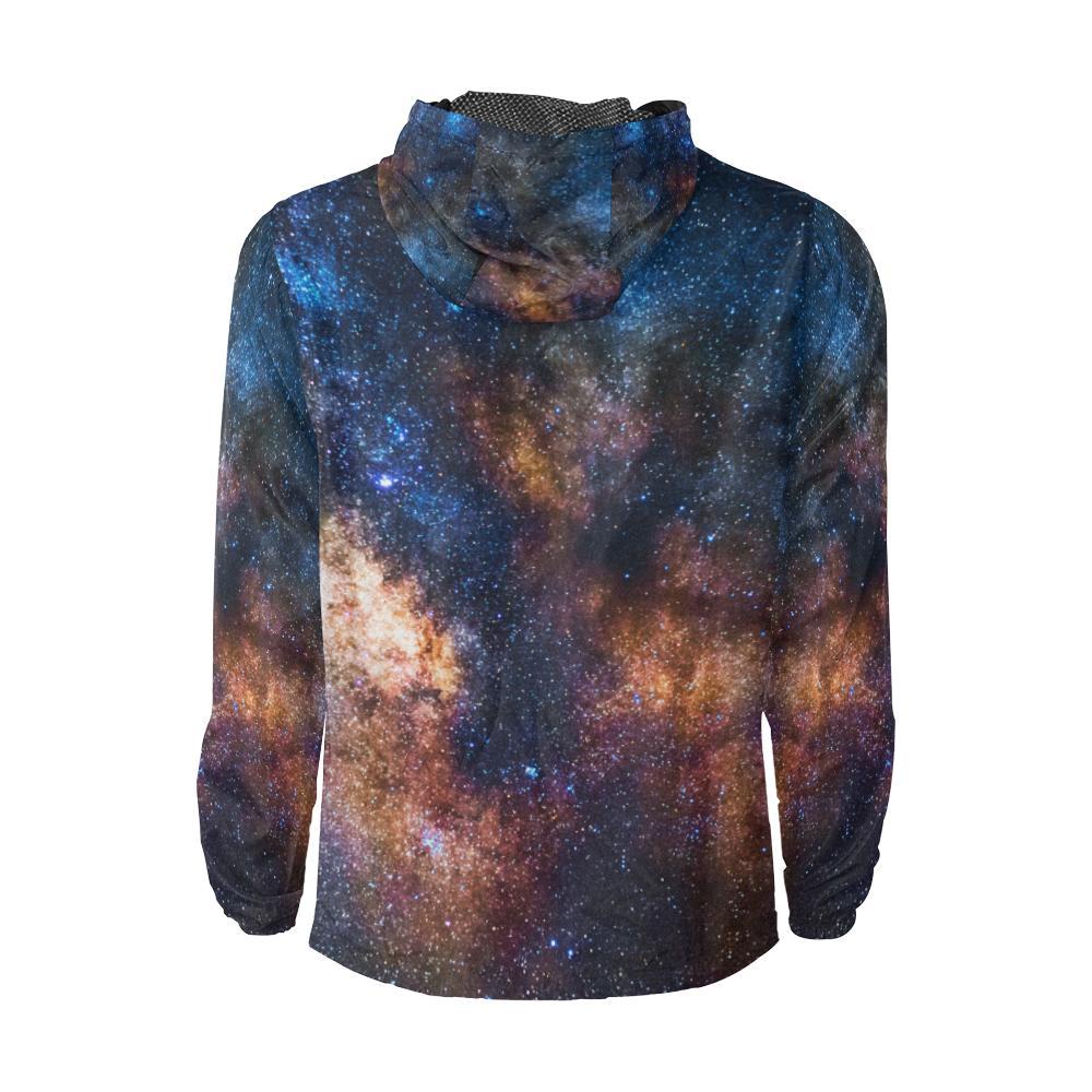 Celestial Milky way Galaxy Men Windbreaker Jacket-JTAMIGO.COM
