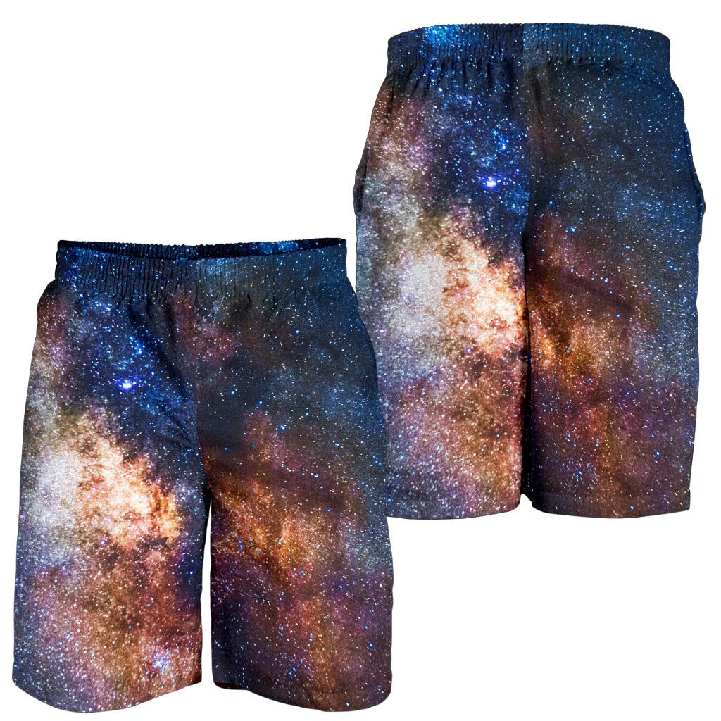 Celestial Milky way Galaxy Mens Shorts-JTAMIGO.COM