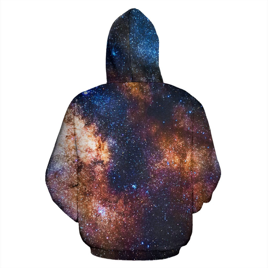 Celestial Milky way Galaxy Pullover Hoodie