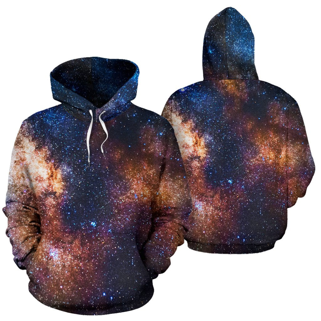 Celestial Milky way Galaxy Pullover Hoodie