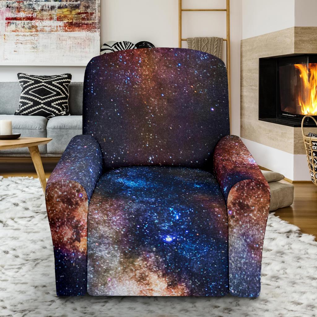 Celestial Milky way Galaxy Single Sofa Slipcover -JTAMIGO.COM