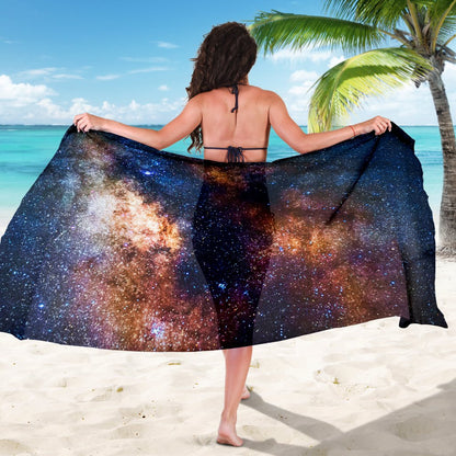 Celestial Milky way Galaxy Sarong Pareo Wrap