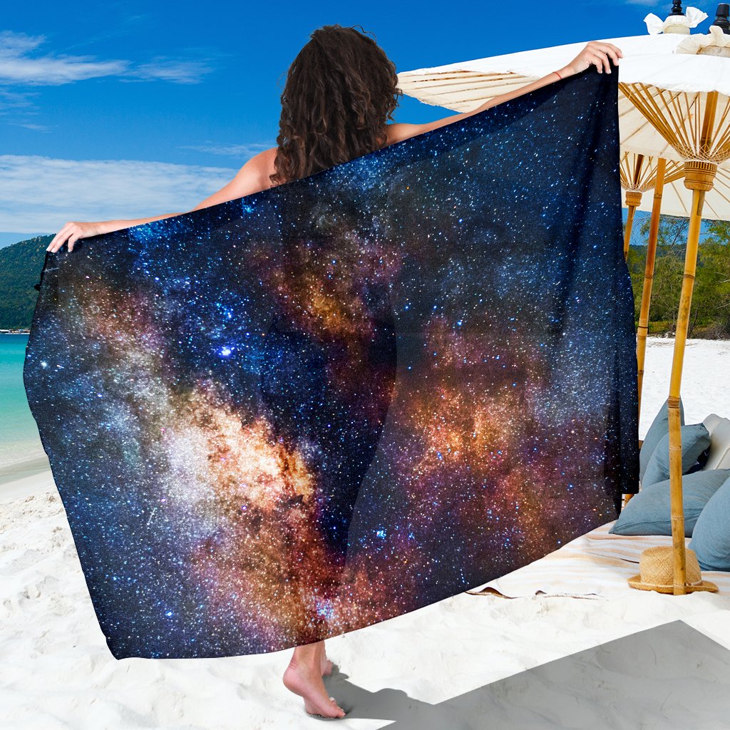 Celestial Milky way Galaxy Sarong Pareo Wrap