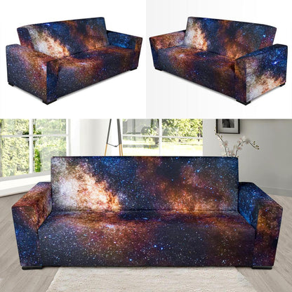 Celestial Milky way Galaxy Sofa Slipcover-JTAMIGO.COM