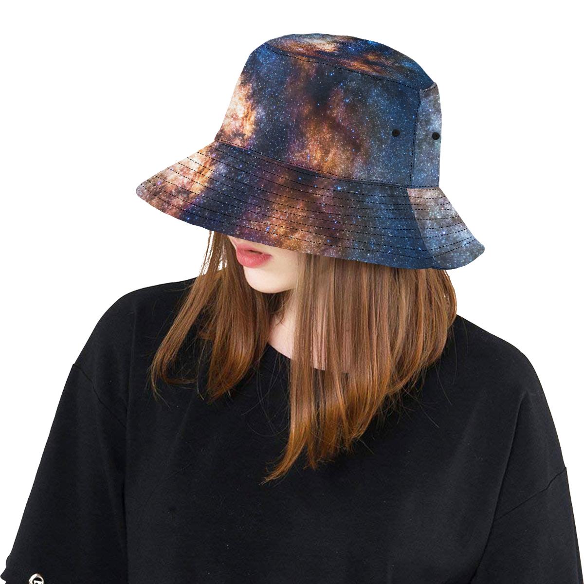Celestial Milky way Galaxy Unisex Bucket Hat