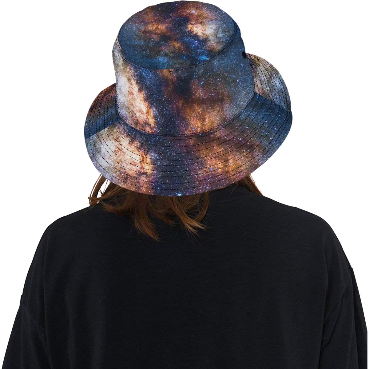 Celestial Milky way Galaxy Unisex Bucket Hat