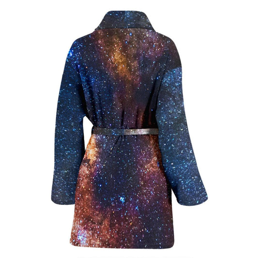 Celestial Milky way Galaxy Women Bath Robe-JTAMIGO.COM