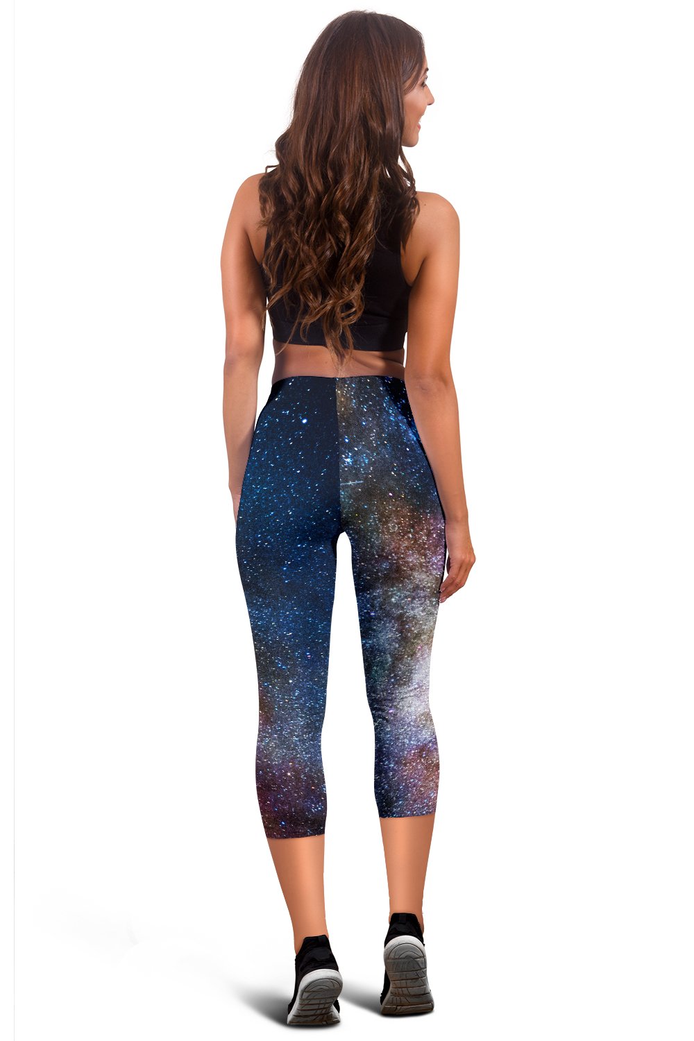 Celestial Milky way Galaxy Women Capris