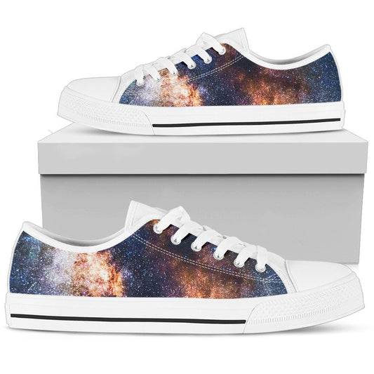 Celestial Milky way Galaxy Women Low Top Shoes