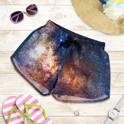 Celestial Milky way Galaxy Women Shorts-JTAMIGO.COM