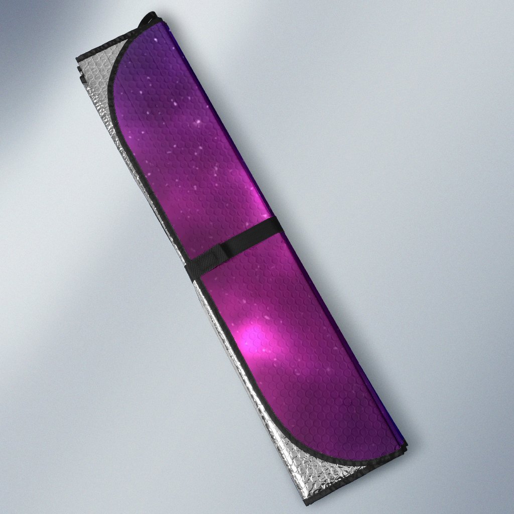Celestial Purple Blue Galaxy Car Sun Shade For Windshield