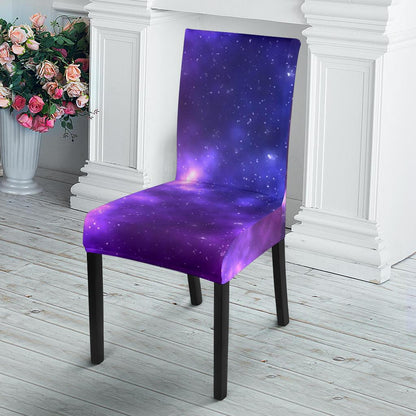Celestial Purple Blue Galaxy Dinning Chair Slipper-JTAMIGO.COM