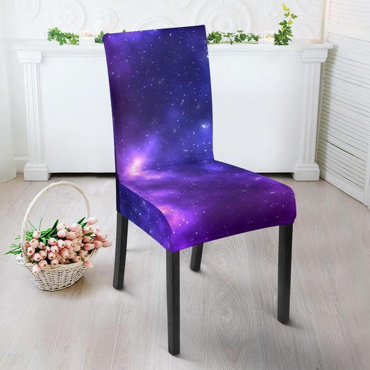 Celestial Purple Blue Galaxy Dinning Chair Slipper-JTAMIGO.COM