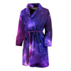 Celestial Purple Blue Galaxy Men Bath Robe-JTAMIGO.COM