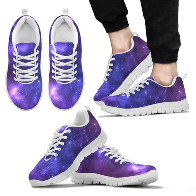 Celestial Purple Blue Galaxy Men Sneakers Shoes