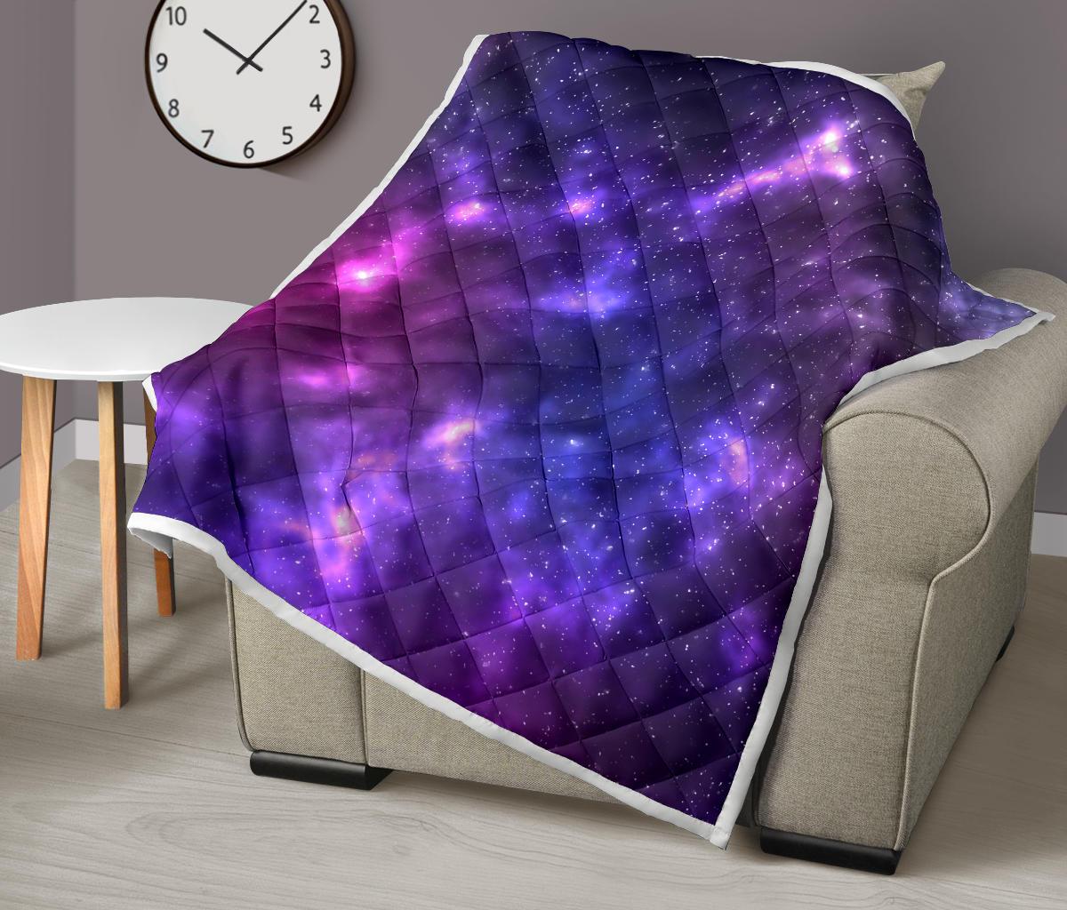 Celestial Purple Blue Galaxy Premium Quilt-JTAMIGO.COM